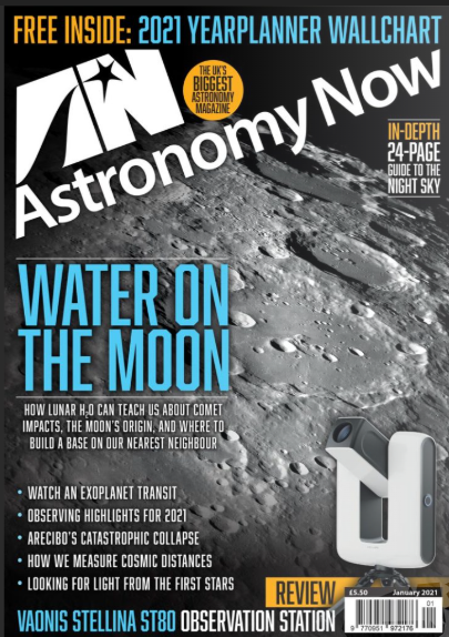 Image of Astronomy Now Magazine January 2021
